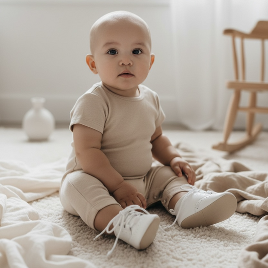 Arlo soft sole prewalker shoes in neutral colour